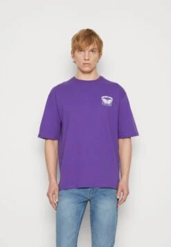 YOURTURN Nostalgia Future Tee Unisex - T-Shirt Imprimé - Purple