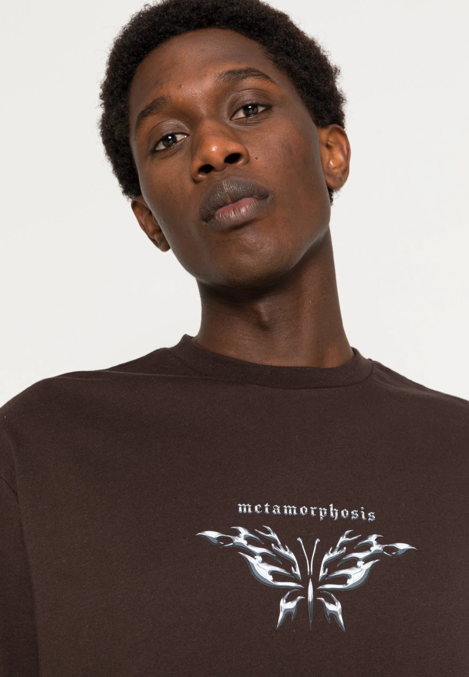 YOURTURN Unisex - T-Shirt Imprimé - Dark Brown 7 YOURTURN Unisex - T-Shirt Imprimé - Dark Brown – Image 5