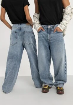 YOURTURN Baggy Jeans Unisex - Jean Boyfriend - Dark Blue Denim