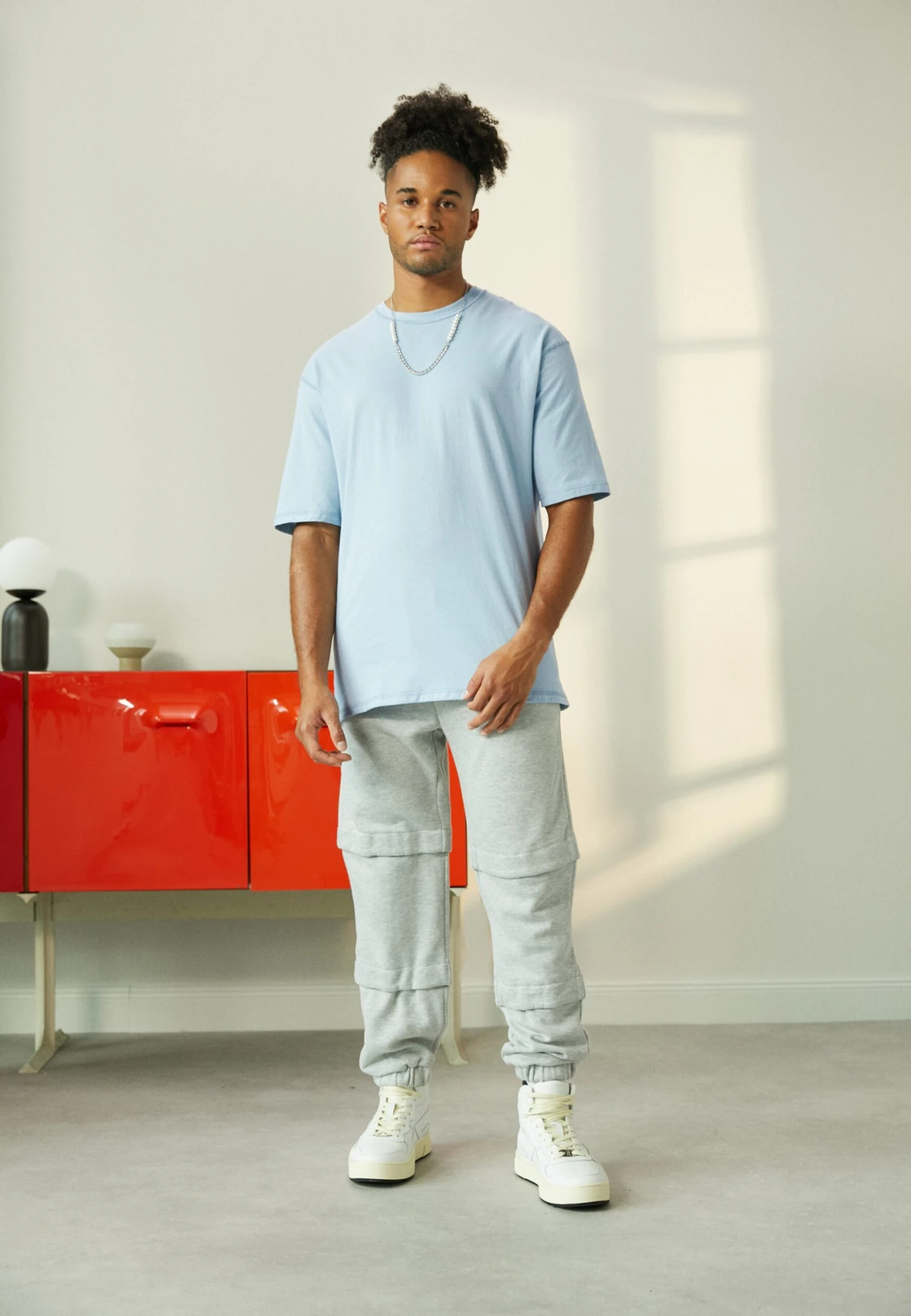 YOURTURN Unisex - T-Shirt Basique - Blue 4 YOURTURN Unisex - T-Shirt Basique - Blue – Image 2