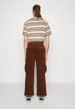 YOURTURN Corduroy Unisex - Pantalon Cargo - Dark Brown -Vêtements Soldes 0e07567522ac467db95b50c007f851df
