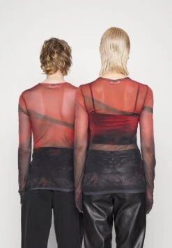 YOURTURN Unisex - T-Shirt À Manches Longues - Red -Vêtements Soldes 1313277a090b4748979cdcba1f07cfc9