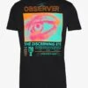 YOURTURN Unisex Observer - T-Shirt Imprimé - Black -Vêtements Soldes 1342160b95eb45c08c4837ca36ae911a