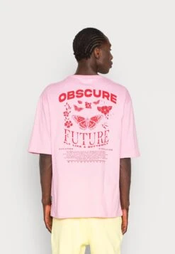 YOURTURN Nostalgia Future Tee Unisex - T-Shirt Imprimé - Pink