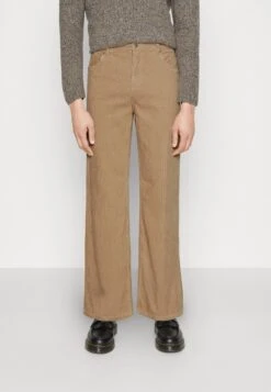 YOURTURN Corduroy Wide Leg - Pantalon Classique - Tan
