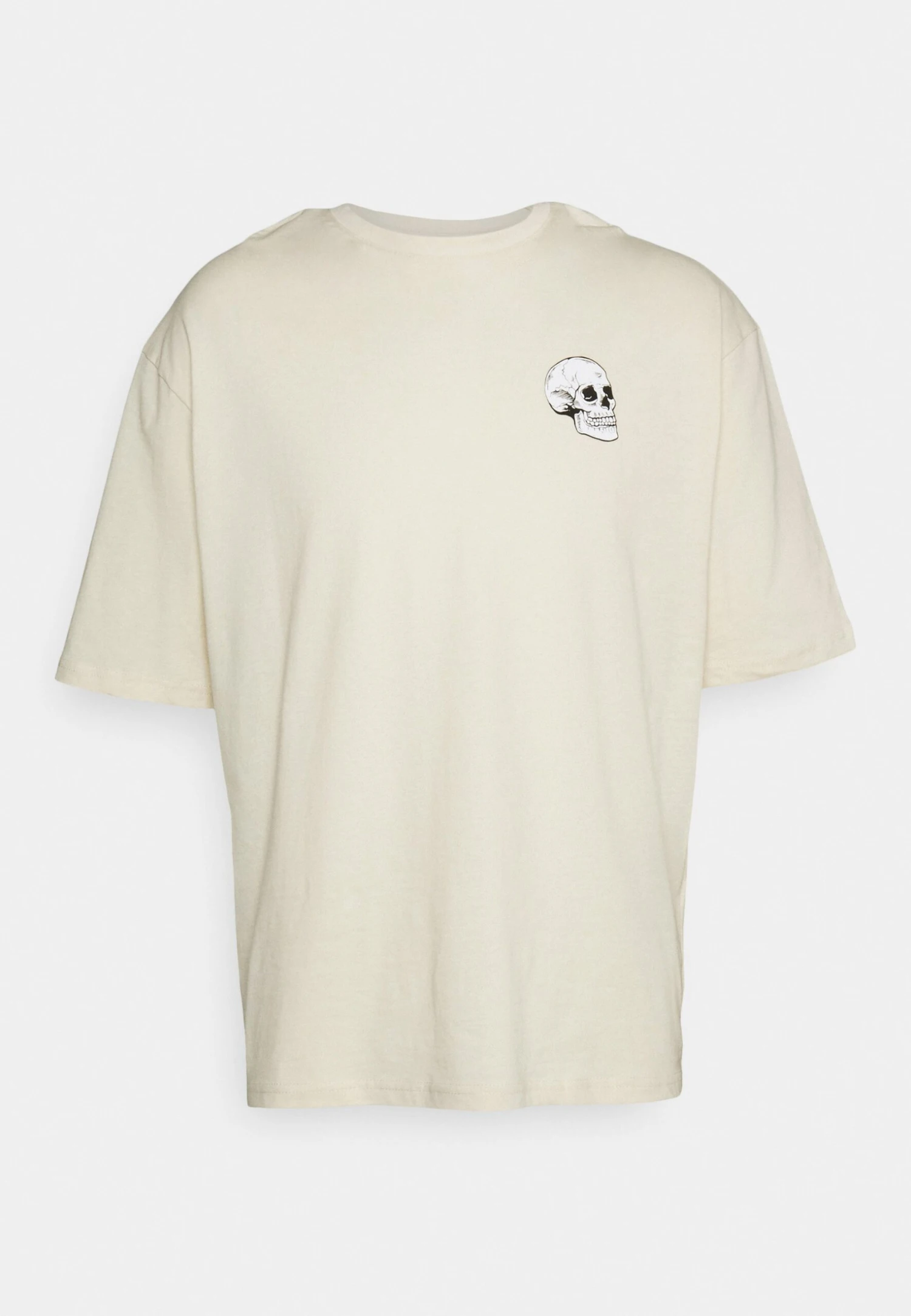 YOURTURN Skull Graphic - T-Shirt Imprimé - Beige 7 YOURTURN Skull Graphic - T-Shirt Imprimé - Beige – Image 5