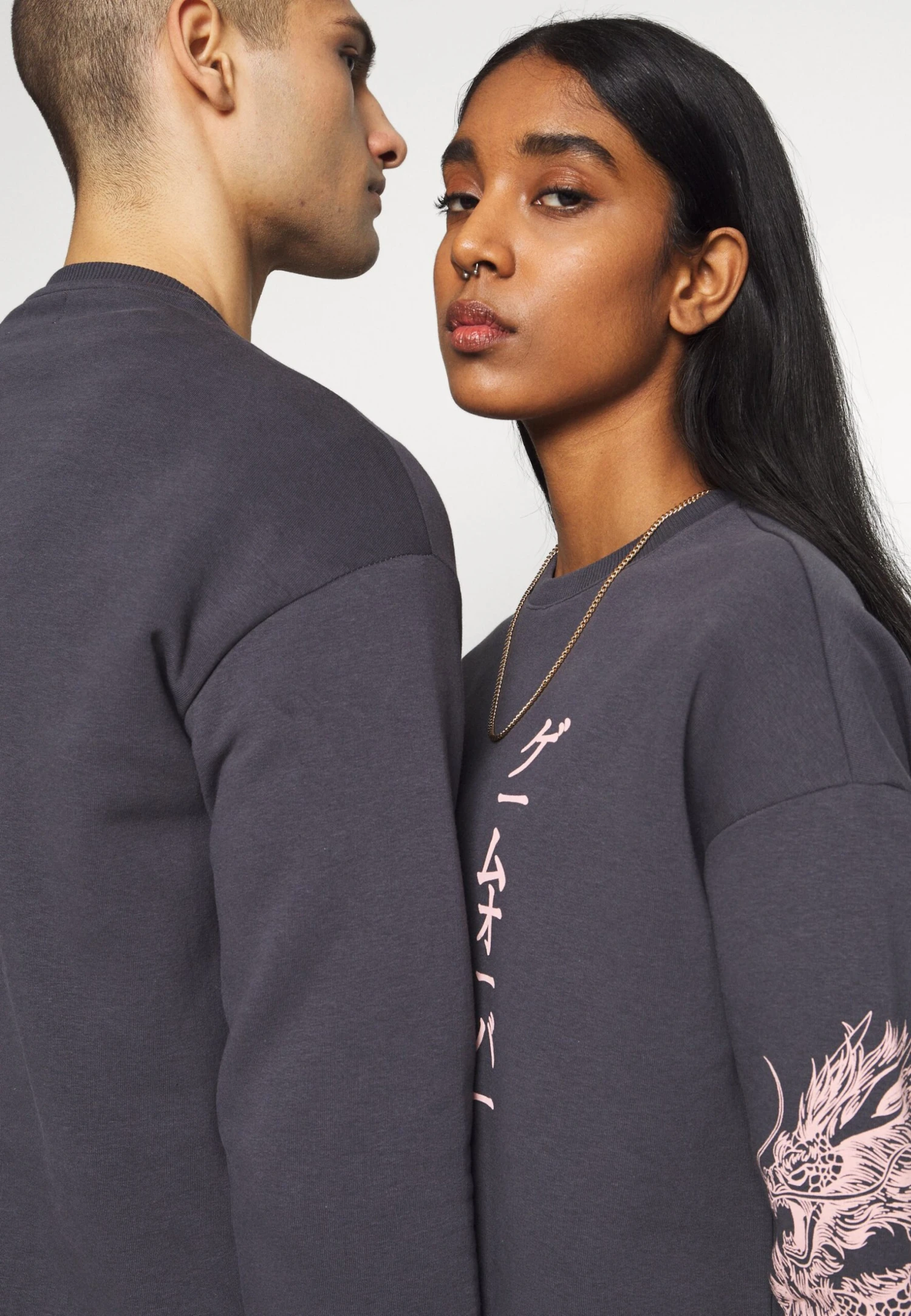 YOURTURN Sweatshirt - Dark Gray 6 YOURTURN Sweatshirt - Dark Gray – Image 4