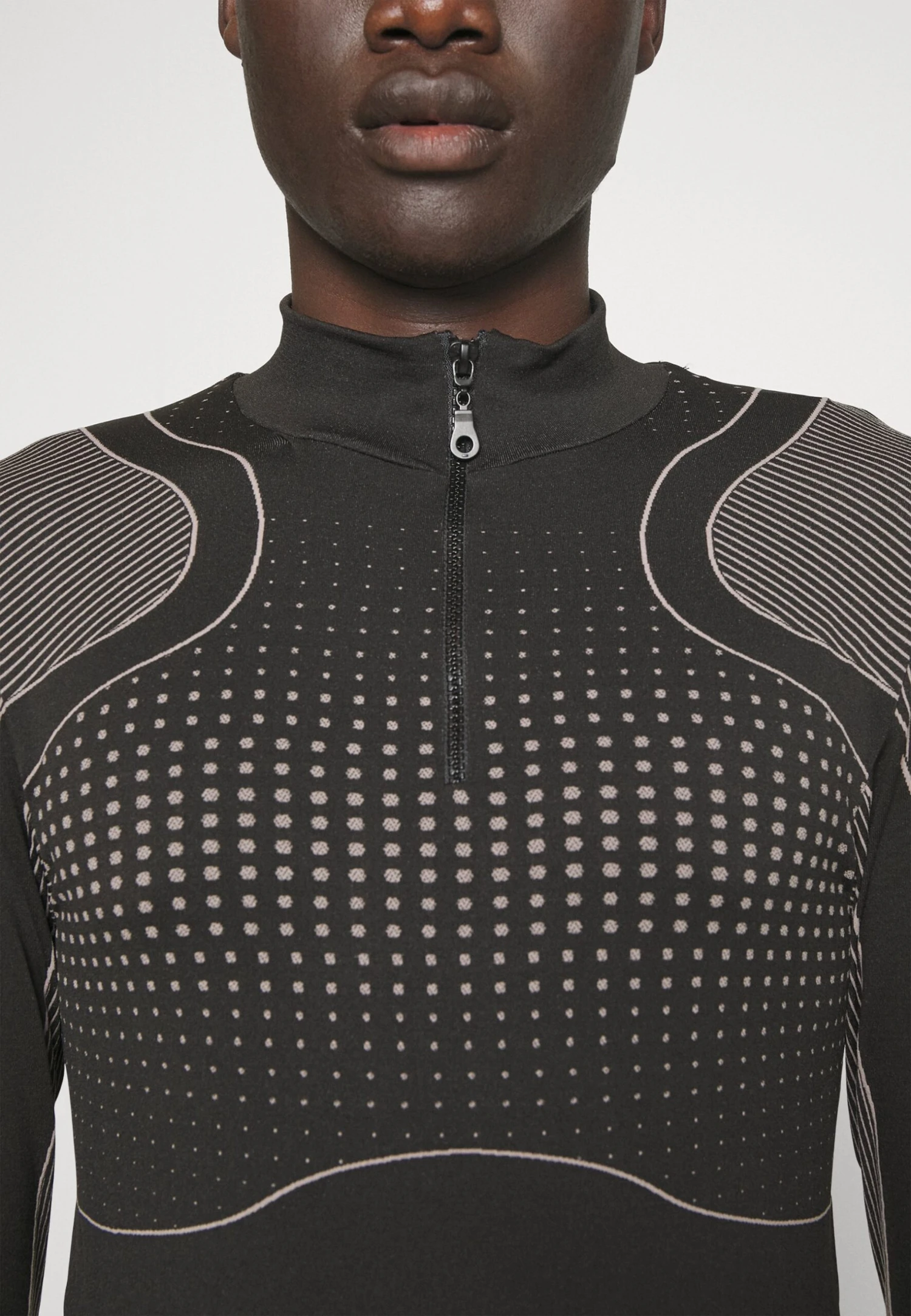 YOURTURN Jaquard Sports Unisex - T-Shirt À Manches Longues - Black 8 YOURTURN Jaquard Sports Unisex - T-Shirt À Manches Longues - Black – Image 6