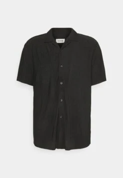 YOURTURN Plisse Shirt Unisex - Chemise - Black -Vêtements Soldes 219c577aa16f4dbba033be9ea0e323ab