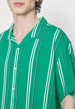 YOURTURN Stripes Boxi - Chemise - Green -Vêtements Soldes 289f302ea93249c1bd0fd67edf3d7790
