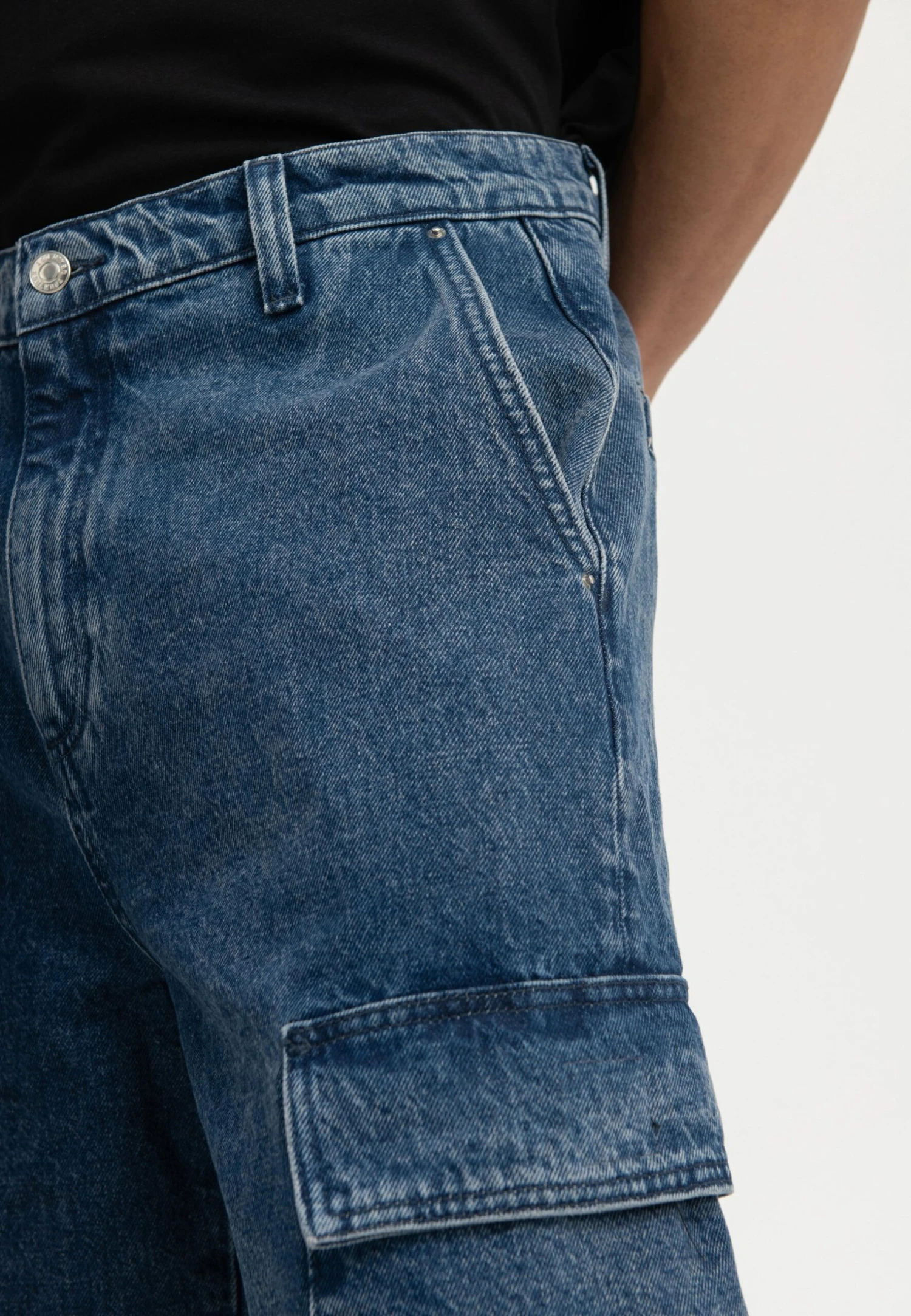 YOURTURN Unisex - Short En Jean - Blue Denim 8 YOURTURN Unisex - Short En Jean - Blue Denim – Image 6