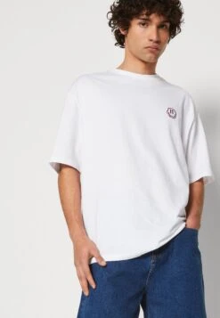 YOURTURN Unisex - T-Shirt Basique - White -Vêtements Soldes 2f6db178d0e249f59fa6579933ea8234