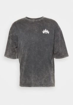 YOURTURN Skull Graphic Tee Unisex - T-Shirt Imprimé - Mottled Black -Vêtements Soldes 3341a74bddf74d959dffbf4e41605549