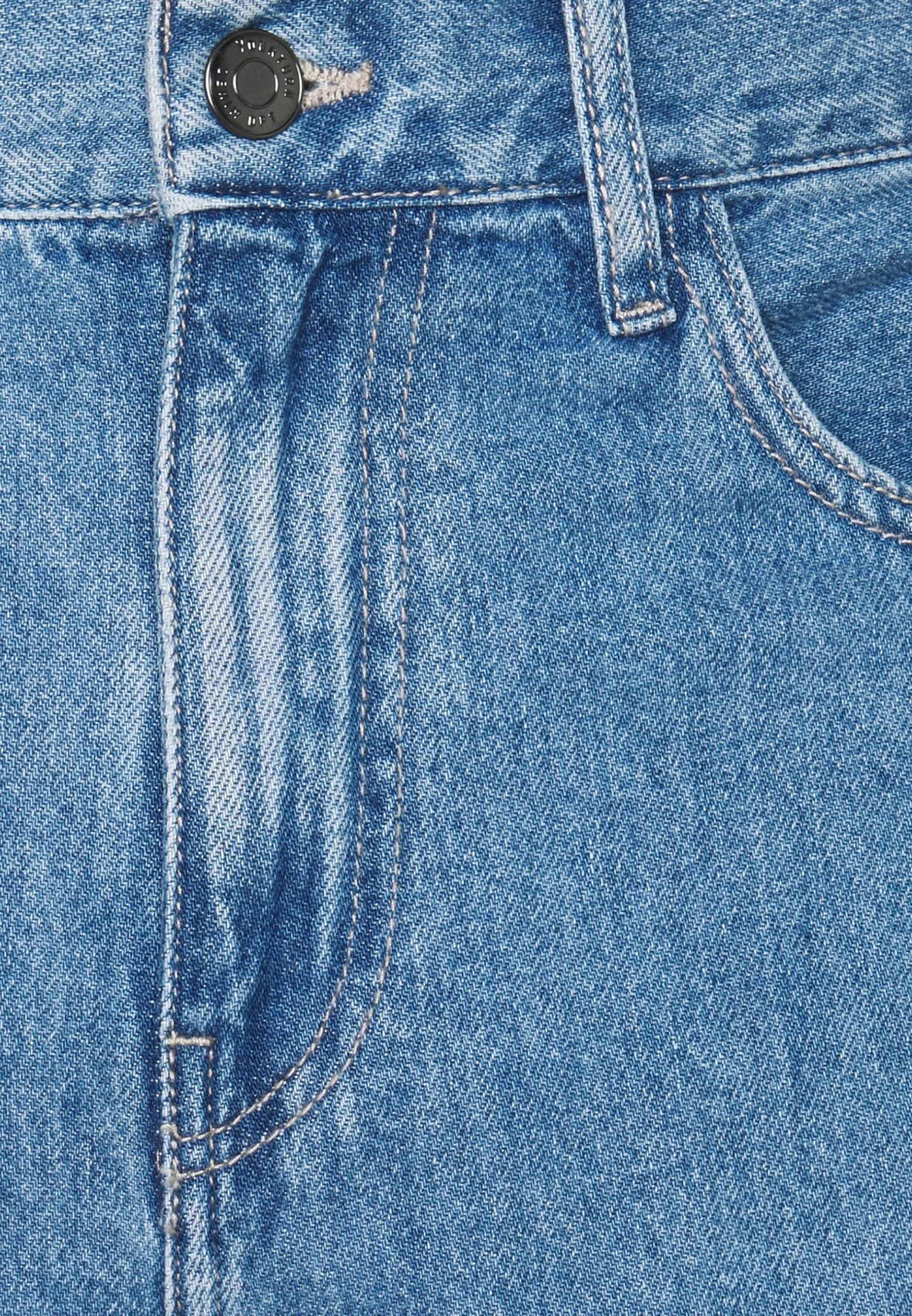 YOURTURN Unisex - Jean Boyfriend - Blue Denim 5 YOURTURN Unisex - Jean Boyfriend - Blue Denim – Image 3