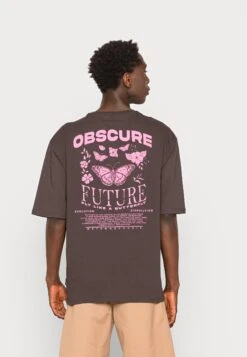 YOURTURN Nostalgia Future Tee Unisex - T-Shirt Imprimé - Brown