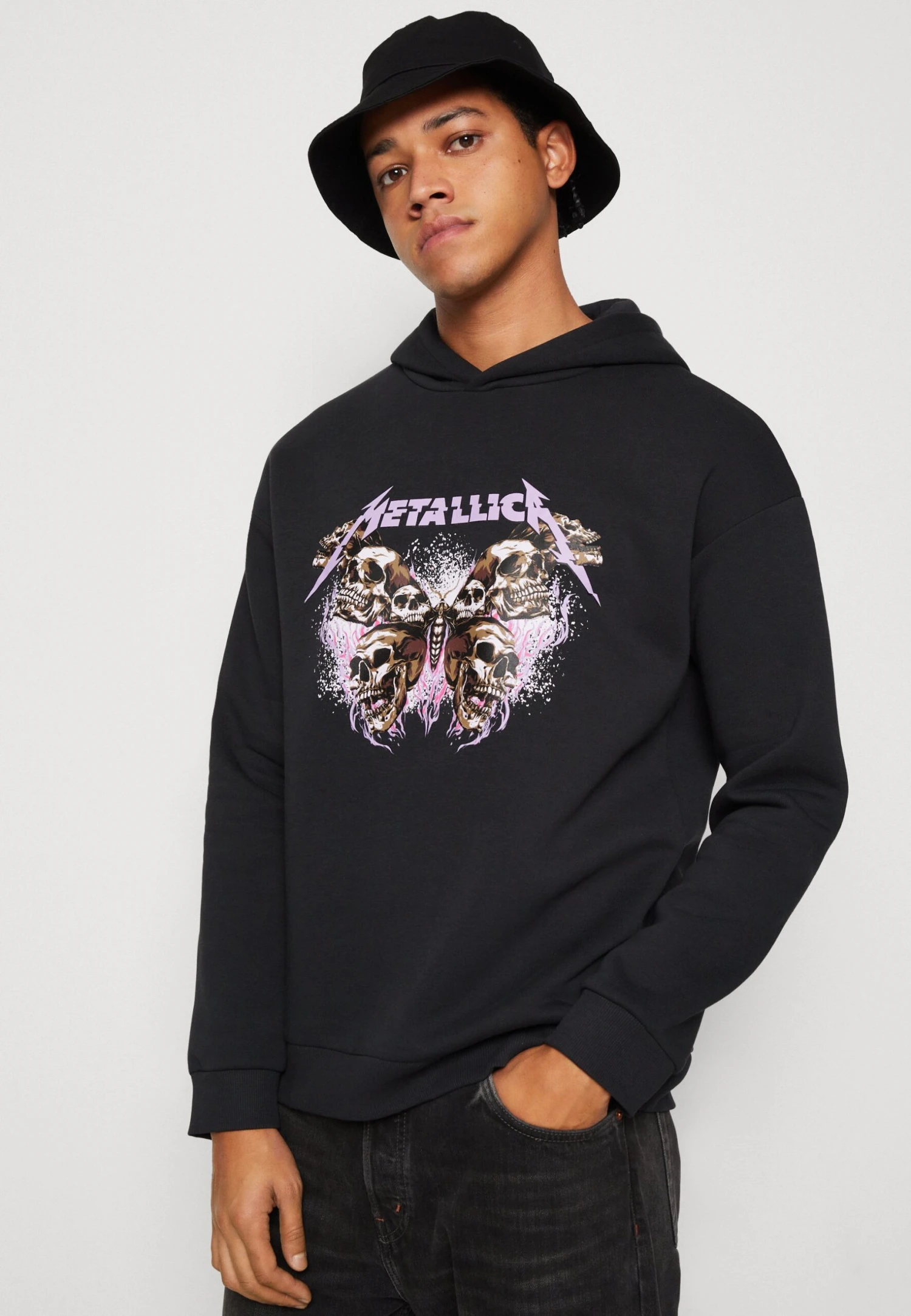 YOURTURN Metallica Unisex - Sweat À Capuche - Black 6 YOURTURN Metallica Unisex - Sweat À Capuche - Black – Image 4