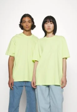 YOURTURN Unisex - T-Shirt Imprimé - Light Yellow