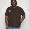 YOURTURN T-Shirt Imprimé - Dark Brown -Vêtements Soldes 4b06eb446f874e73a28ac7a621bcd7e5