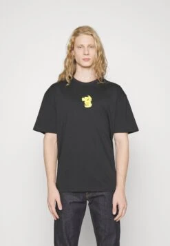 YOURTURN Pokemon Pikachu Unisex - T-Shirt Imprimé - Black