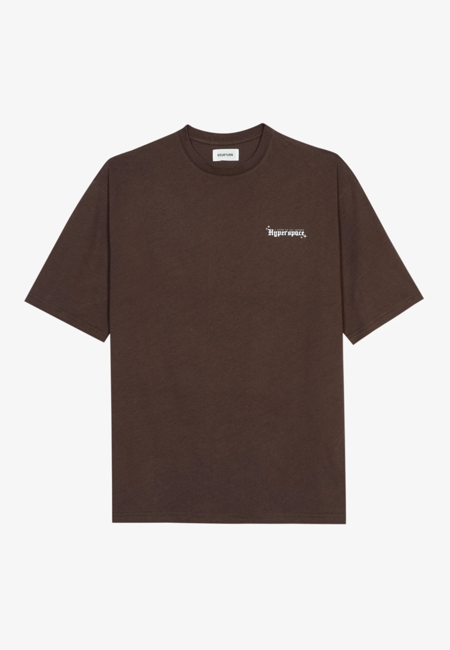 YOURTURN Unisex - T-Shirt Imprimé - Brown 5 YOURTURN Unisex - T-Shirt Imprimé - Brown – Image 3