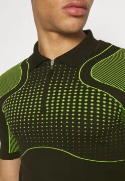 YOURTURN Unisex - Polo - Black/Green 13 YOURTURN Unisex - Polo - Black/Green -Vêtements Soldes 55d461bd263e4076ade0a1ccce803e32