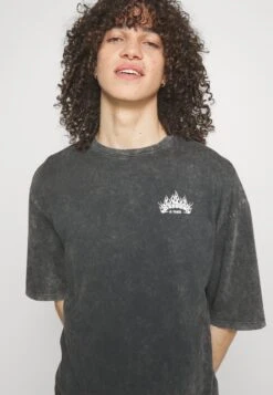 YOURTURN Skull Graphic Tee Unisex - T-Shirt Imprimé - Mottled Black -Vêtements Soldes 5af2e41f27104c59808e8bcc301bfbf3