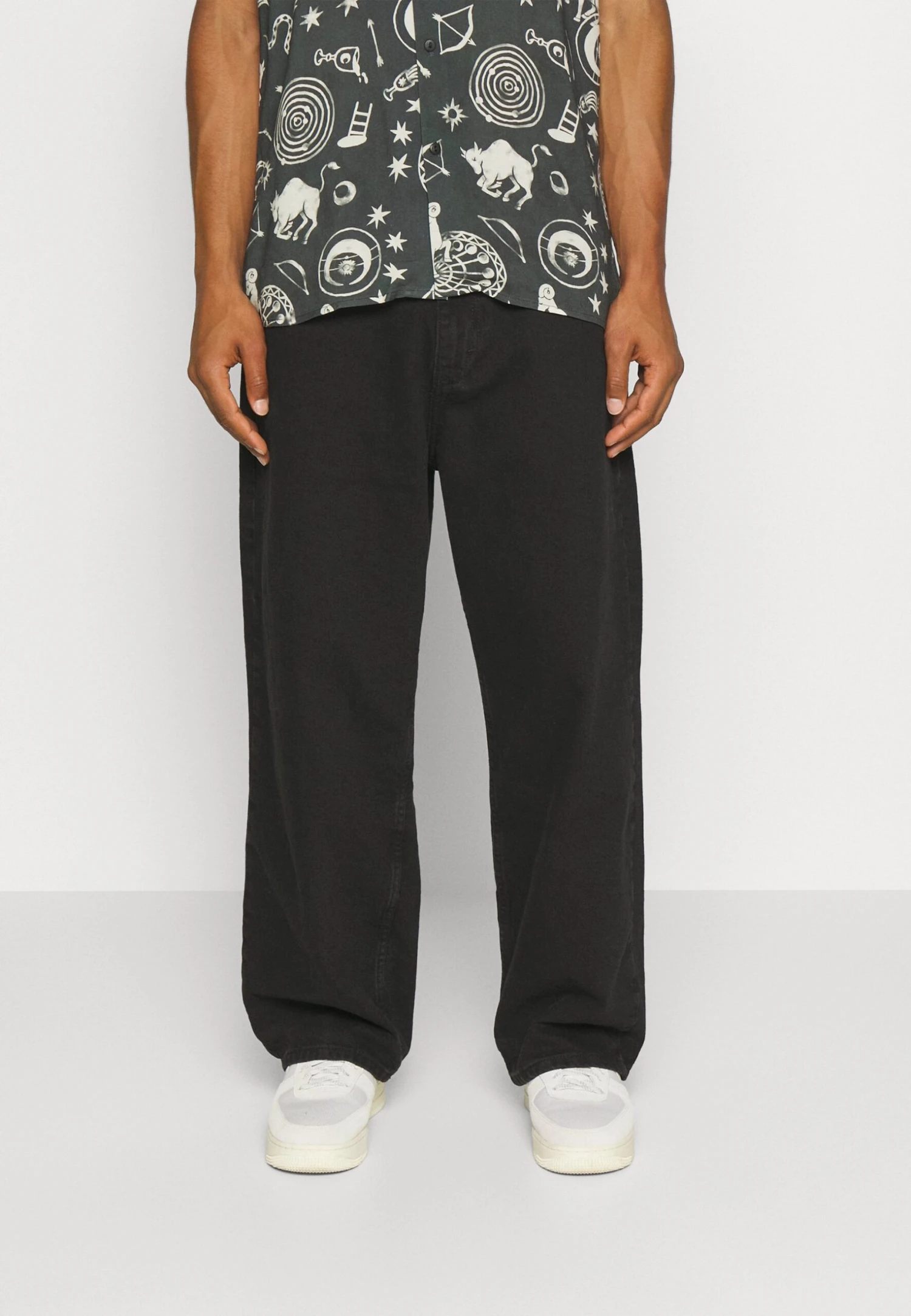 YOURTURN Baggy Jeans Unisex - Jean Boyfriend - Black Denim 3 YOURTURN Baggy Jeans Unisex - Jean Boyfriend - Black Denim