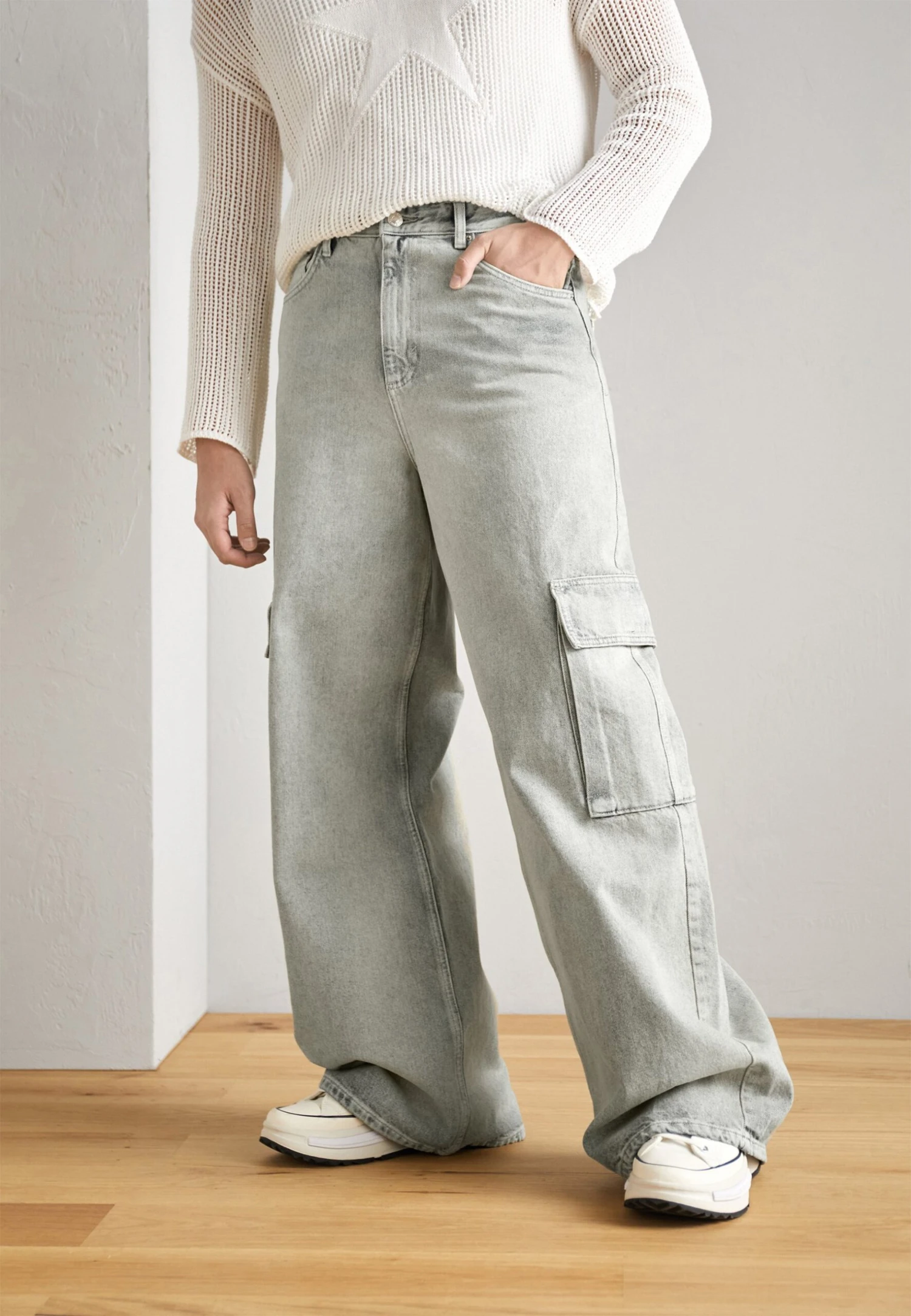 YOURTURN Unisex - Jean Boyfriend - Light Blue Denim 3 YOURTURN Unisex - Jean Boyfriend - Light Blue Denim