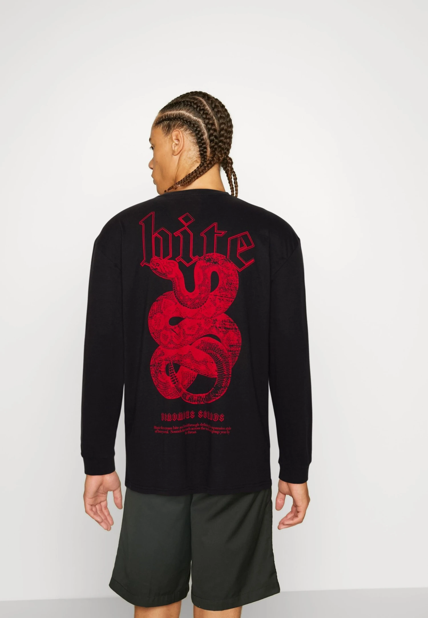 YOURTURN T-Shirt À Manches Longues - Black 5 YOURTURN T-Shirt À Manches Longues - Black – Image 3