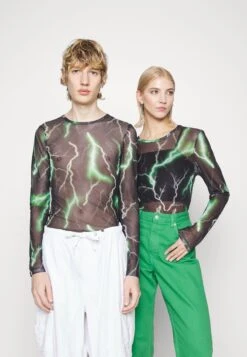 YOURTURN Unisex - T-Shirt À Manches Longues - Black