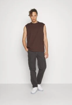 YOURTURN Unisex 2 Pack - Débardeur - Light Grey/Brown