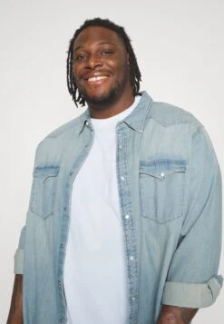 YOURTURN Unisex 2 Pack - T-Shirt Basique - Light Blue/Dark Blue -Vêtements Soldes 803aae824a8d47309f17c30e8575b487