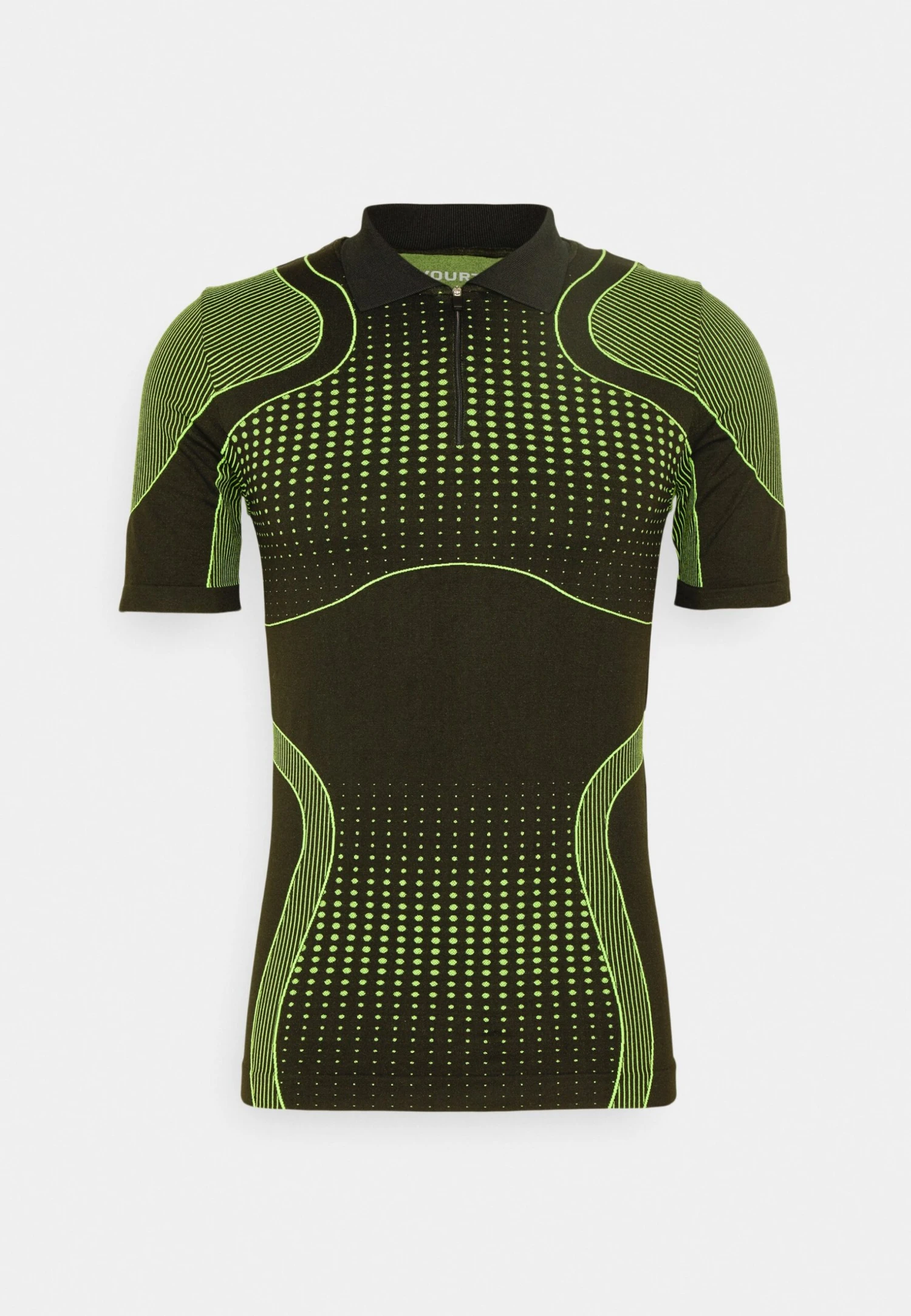 YOURTURN Unisex - Polo - Black/Green 7 YOURTURN Unisex - Polo - Black/Green – Image 5