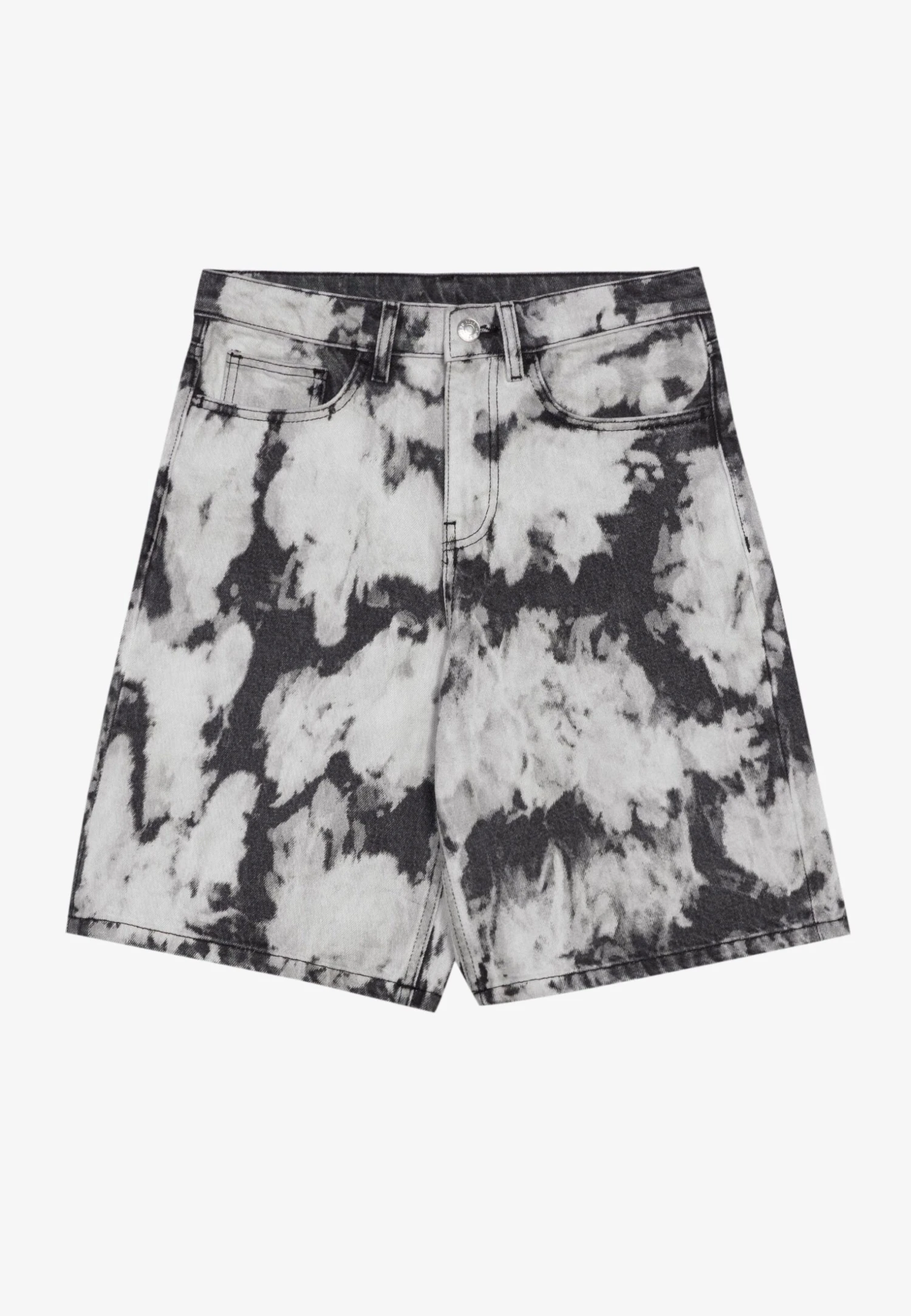 YOURTURN Unisex - Short En Jean - Black Denim 6 YOURTURN Unisex - Short En Jean - Black Denim – Image 4