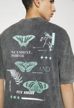 YOURTURN Unisex - T-Shirt Imprimé - Mottled Black 11 YOURTURN Unisex - T-Shirt Imprimé - Mottled Black -Vêtements Soldes 85777c824c2640959cc9b8fb1bb33069