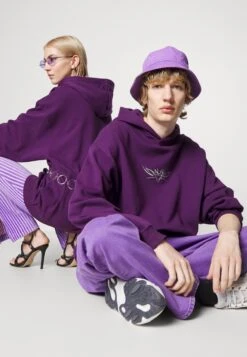 YOURTURN Unisex - Sweat À Capuche - Dark Purple -Vêtements Soldes 871eea0edbf3407daa2cf5da0a4c6d6f