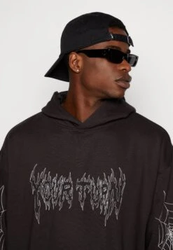 YOURTURN Spiderweb Unisex - Sweat À Capuche - Black -Vêtements Soldes 877522faa1f24f66bef4da2574f5133a