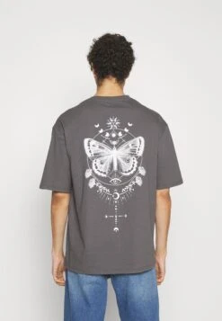 YOURTURN Unisex - T-Shirt Imprimé - Dark Grey -Vêtements Soldes 87fb4f2965fd46e2874e6fbed2eabd18