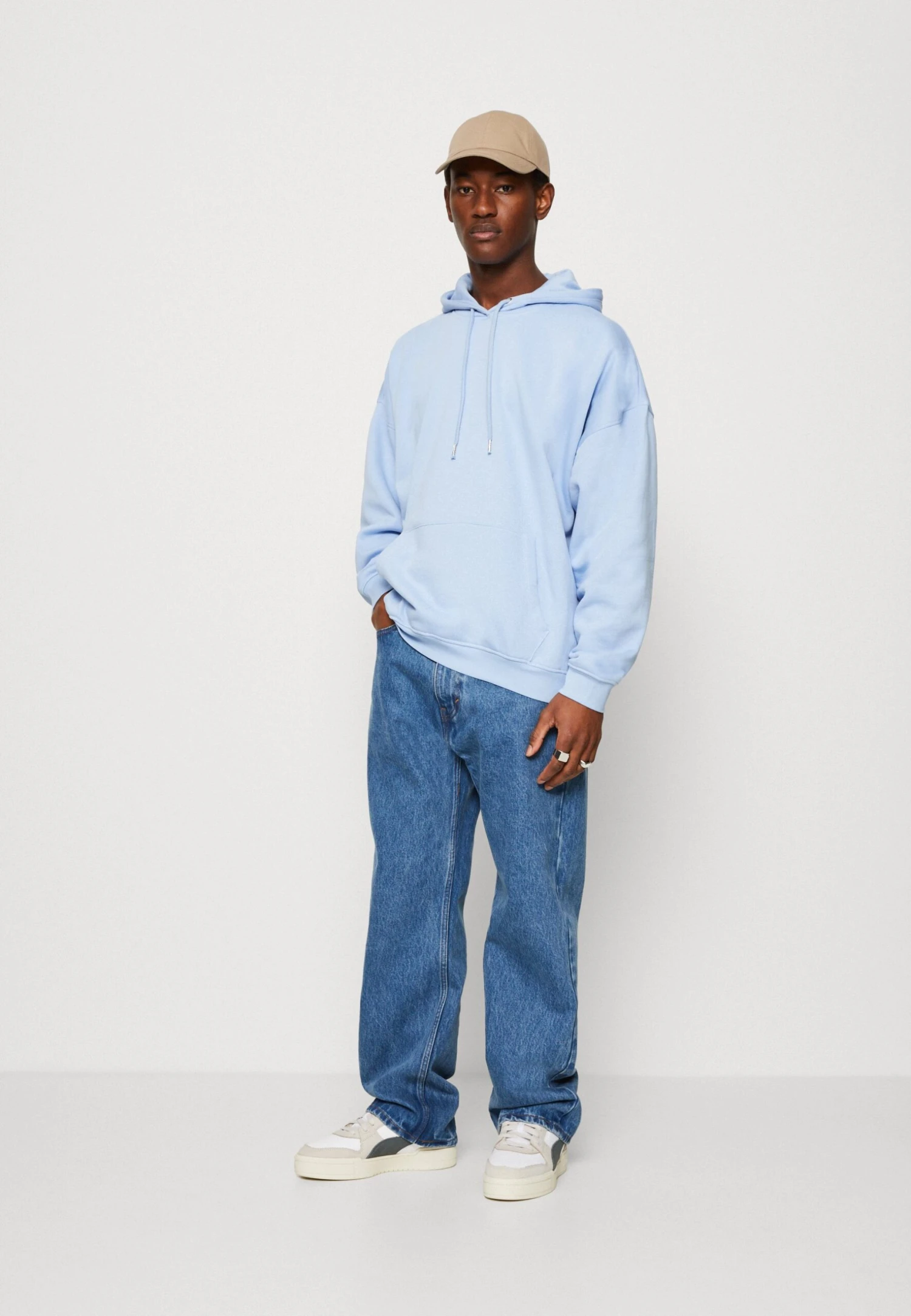 YOURTURN Super Oversized Unisex - Sweat À Capuche - Light Blue 4 YOURTURN Super Oversized Unisex - Sweat À Capuche - Light Blue – Image 2