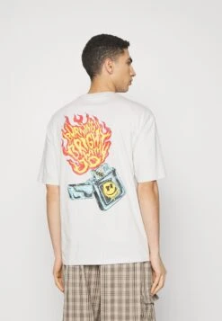 YOURTURN Unisex - T-Shirt Imprimé - Grey