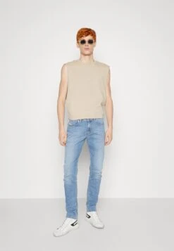 YOURTURN Unisex 2 Pack - Débardeur - Beige/Dark Blue