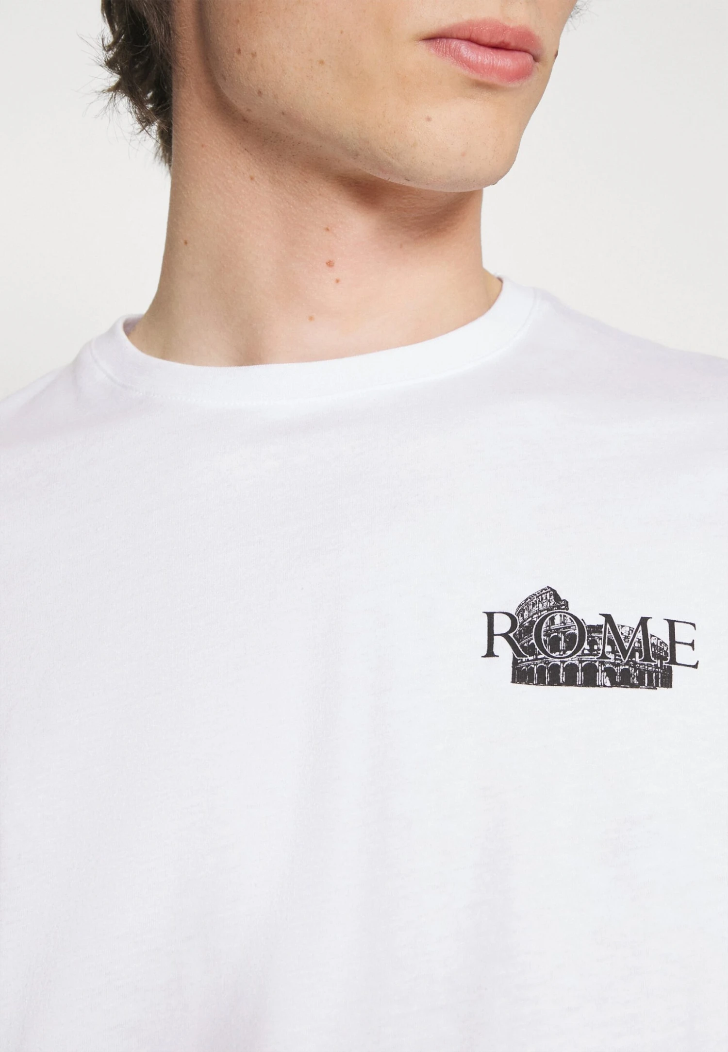 YOURTURN Unisex - T-Shirt Imprimé - White 7 YOURTURN Unisex - T-Shirt Imprimé - White – Image 5