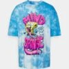 YOURTURN Spongebob Tie Dye Graphic Tee - T-Shirt Imprimé - Blue -Vêtements Soldes 97e6520313c4470bb1df18f9d0f20a19