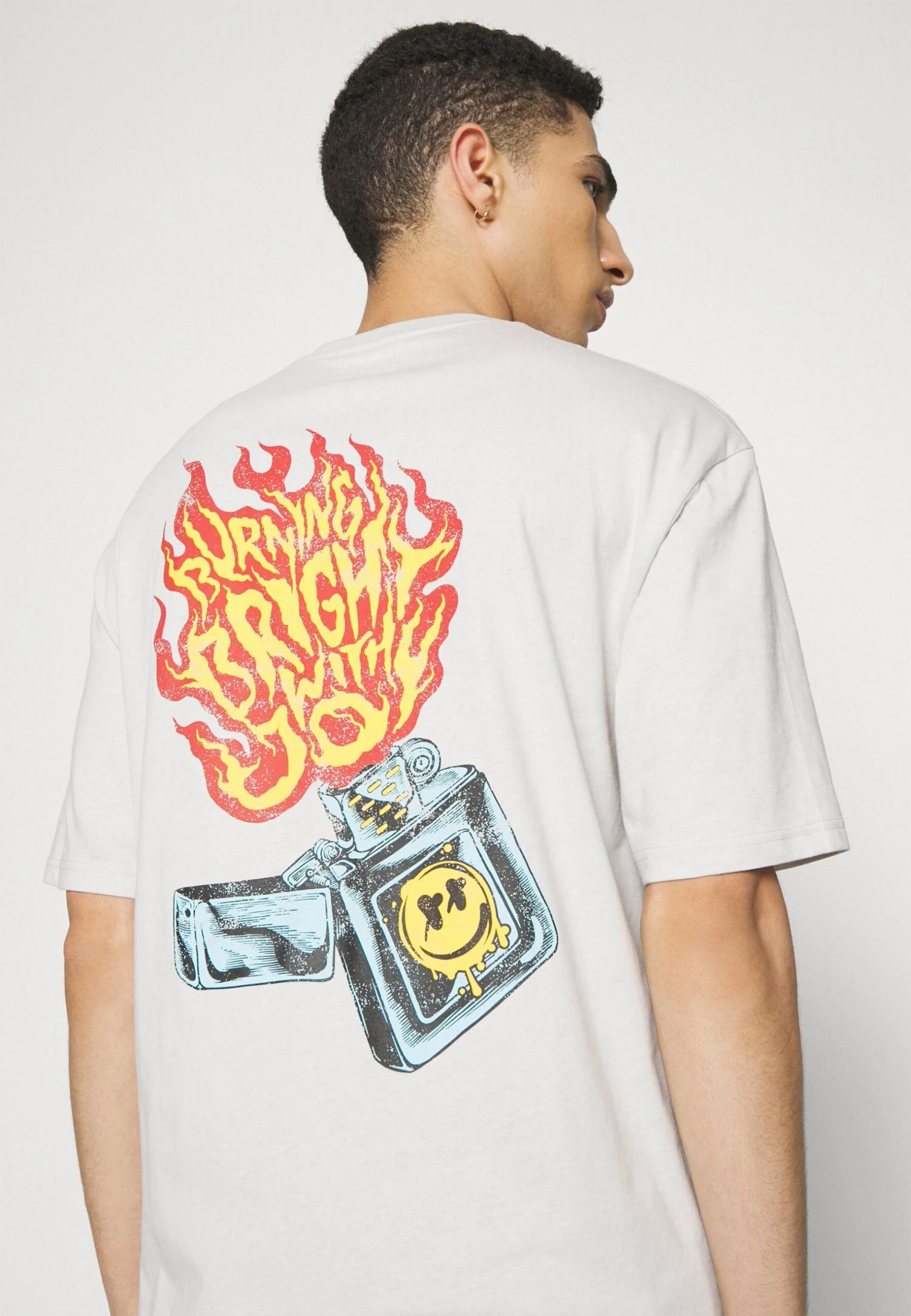 YOURTURN Unisex - T-Shirt Imprimé - Grey 6 YOURTURN Unisex - T-Shirt Imprimé - Grey – Image 4