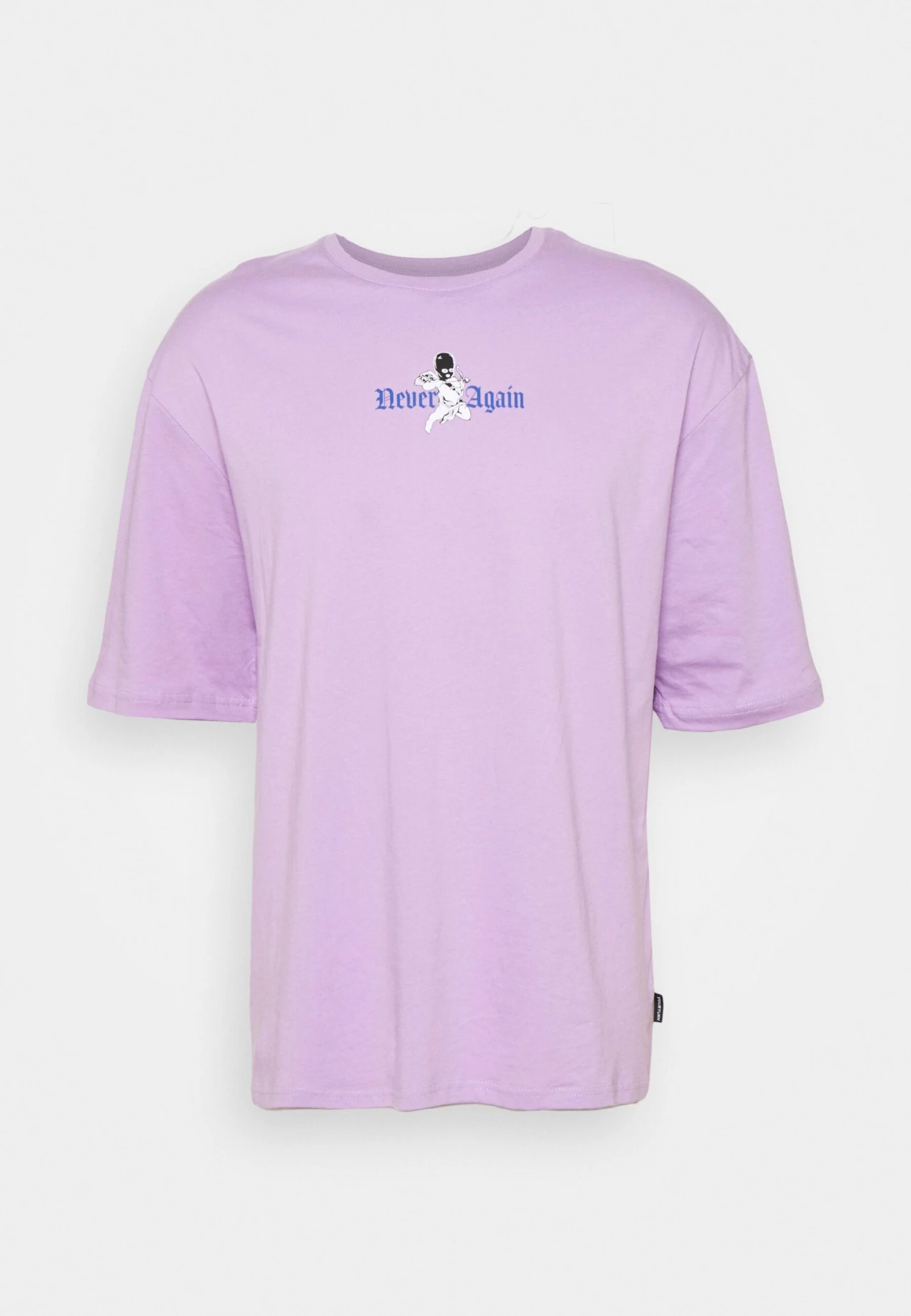 YOURTURN Oversize Unisex - T-Shirt Imprimé - Lilac 7 YOURTURN Oversize Unisex - T-Shirt Imprimé - Lilac – Image 5