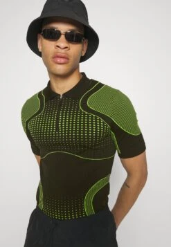 YOURTURN Unisex - Polo - Black/Green 11 YOURTURN Unisex - Polo - Black/Green -Vêtements Soldes a932c9cd3699458d904952ff254a806a