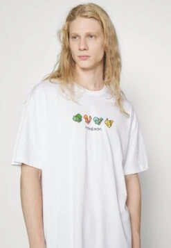 YOURTURN Pokemon Pikachu Unisex - T-Shirt Imprimé - White -Vêtements Soldes ab2929ad05b04b95995c6f3e148d443d