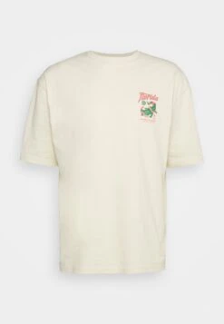 YOURTURN Crocodile Florida Graphic Tee Unisex - T-Shirt Imprimé - Beige 10 YOURTURN Crocodile Florida Graphic Tee Unisex - T-Shirt Imprimé - Beige -Vêtements Soldes b198d671e565489ea5d4e3807bddb05c