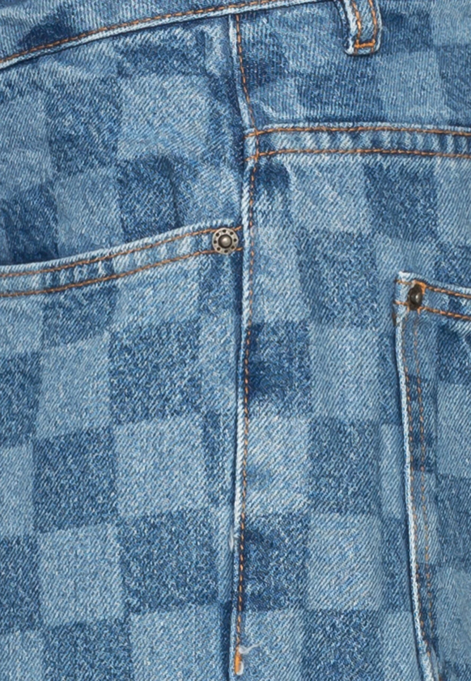 YOURTURN Unisex - Jean Boyfriend - Blue Denim 5 YOURTURN Unisex - Jean Boyfriend - Blue Denim – Image 3