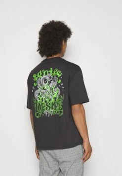 YOURTURN Snake Desire Tee Unisex - T-Shirt Imprimé - Dark Grey -Vêtements Soldes c10a5b67c1d54582948d04288bb72d47